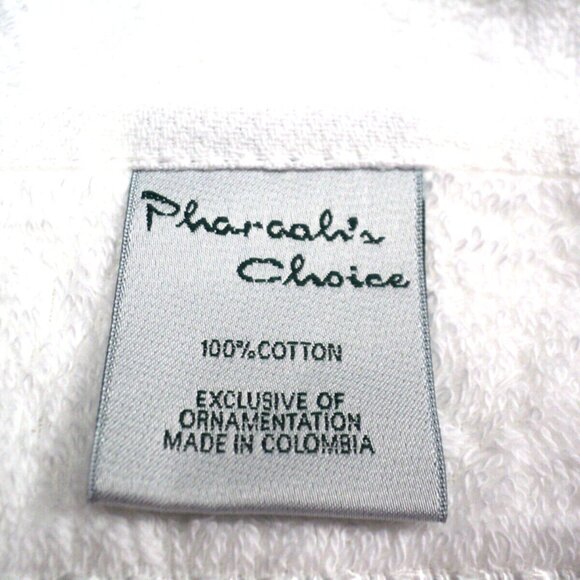 Breast Cancer Survivor Ribbon Embroidered Luxury White Hand Towel Support - Picture 5 of 5